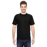 Adult 61 oz 100% cotton Pocket T-Shirt - ASH - S(D0102H7DUHP)