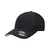 Adult 6-Panel Trucker cap - BLAcK - OS(D0102H7N5PT)