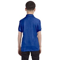 Youth 5050 EcoSmart Jersey Knit Polo - DEEP FOREST - XS(D0102H2HH1A)