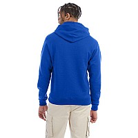 Adult Powerblend Pullover Hooded Sweatshirt - ROYAL BLUE HTHR - S(D0102HI3BPA)