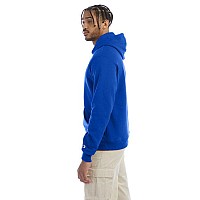 Adult Powerblend Pullover Hooded Sweatshirt - ROYAL BLUE HTHR - S(D0102HI3BPA)