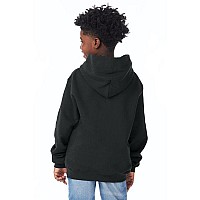 Youth Powerblend Pullover Hooded Sweatshirt - BLAcK - S(D0102HI3FA7)