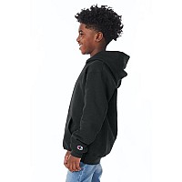 Youth Powerblend Pullover Hooded Sweatshirt - BLAcK - S(D0102HI3FA7)