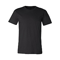 Bella + Canvas Unisex Jersey Short-Sleeve T-Shirt 3Xl Black