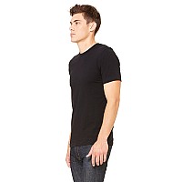 Bella + Canvas Unisex Jersey Short-Sleeve T-Shirt 3Xl Black