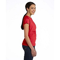 Ladies Fine Jersey T-Shirt - VINTAgE BURgUNDY - XS(D0102H7D8PJ)