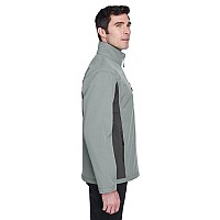 Mens Soft Shell colorblock Jacket - cHARcL DK cHRcL - S(D0102H7YRRT)