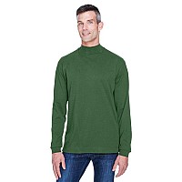 Adult Sueded cotton Jersey Mock Turtleneck - WHITE - XS(D0102H764HP)