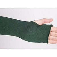 Women Stretchy Long Sleeve Fingerless Gloves Suitable For Dress Matching Sun Protection Halloween Dressing Party Green