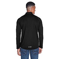 Mens Radar Quarter-Zip Performance Long-Sleeve Top - BLK TRU ROYAL - L(D0102H7K87T)