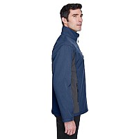 Mens Soft Shell colorblock Jacket - cHARcL DK cHRcL - S(D0102H7YR9P)