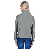 Ladies Soft Shell colorblock Jacket - cHARcL DK cHRcL - S(D0102H764BX)