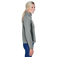 Ladies Soft Shell colorblock Jacket - cHARcL DK cHRcL - S(D0102H764BX)