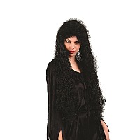 30 Curly Wig Black