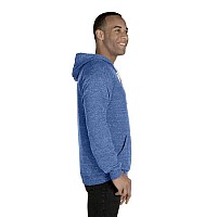 Adult Snow Heather Raglan Hooded Sweatshirt - FRST gRN SNW HTH - S(D0102H7M13T)