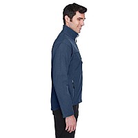 Mens Soft Shell Jacket - cHARcOAL - S(D0102H76ML8)