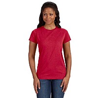 Ladies Fine Jersey T-Shirt - VINTAgE BURgUNDY - XS(D0102H7M256)