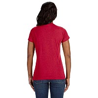 Ladies Fine Jersey T-Shirt - VINTAgE BURgUNDY - XS(D0102H7M256)