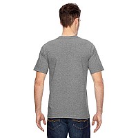 Adult 61 oz 100% cotton Pocket T-Shirt - ASH - S(D0102H7DUAT)