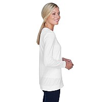 Ladies Perfect FitRibbon cardigan - WHITE - XS(D0102H764FT)