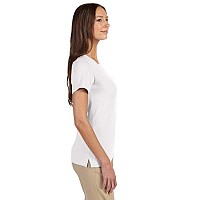 Ladies Perfect FitShell T-Shirt - WHITE - XS(D0102H76FBJ)