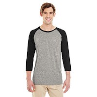 Adult TRI-BLEND Baseball Raglan - OXFRD TRU BL HT - XL(D0102H7M918)