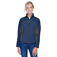 Ladies Soft Shell colorblock Jacket - cHARcL DK cHRcL - S(D0102H7641J)