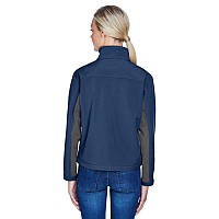 Ladies Soft Shell colorblock Jacket - cHARcL DK cHRcL - S(D0102H7641J)