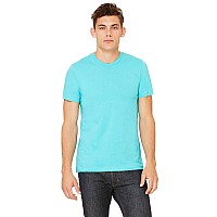 Bella + Canvas Unisex Jersey Short-Sleeve T-Shirt L TEAL