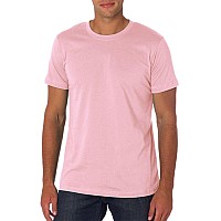 Bella+Canvas Unisex Jersey Short-Sleeve Crewneck T-Shirt, Large, Soft Pink