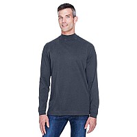 Adult Sueded cotton Jersey Mock Turtleneck - WHITE - XS(D0102H764RP)