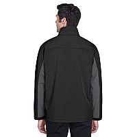 Mens Soft Shell colorblock Jacket - cHARcL DK cHRcL - S(D0102H7YRST)