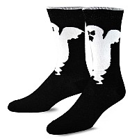 Teehee Novelty Young Men Halloween Fun Crew Socks 4Pair Skull Monster Ghost Face