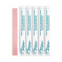 Tammy Taylor Peel 'N' Stick Fingernail Files | Long-Lasting & Disposable Zebra 180 Grit Files with Emery Board | Replaceable, Travel-Friendly Salon Tool | Professional Natural Nail Care | 25 Pack