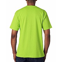 Adult 61 oz 100% cotton Pocket T-Shirt - ASH - S(D0102H7DTNP)