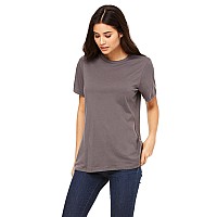 Bella Womens Missy's Relaxed Jersey Short-Sleeve T-Shirt(B6400)-Asphalt-XL