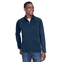 Mens Stretch Tech-Shell compass Full-Zip - DK gREY HEATHER - S(D0102H76KE6)