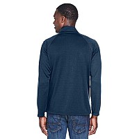 Mens Stretch Tech-Shell compass Full-Zip - DK gREY HEATHER - S(D0102H76KE6)