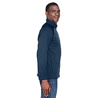 Mens Stretch Tech-Shell compass Full-Zip - DK gREY HEATHER - S(D0102H76KE6)