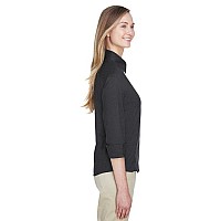 Ladies Perfect Fit34-Sleeve Stretch Poplin Blouse - LIME - S(D0102H7YEDT)