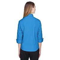 Ladies Perfect Fit34-Sleeve Stretch Poplin Blouse - LIME - S(D0102H7YEc8)