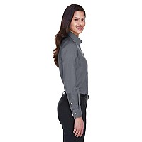 Ladies crown Woven collectionSolid Stretch Twill - BLAcK - XS(D0102H76TEP)