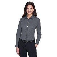 Ladies crown Woven collectionSolid Stretch Twill - BLAcK - XS(D0102H76T5P)