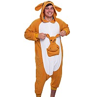 Funziez Adult Onesie Halloween Costume Animal And Sea Creature Plush One Piece Cosplay Suit For Adults Men And Women