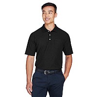 Mens DRYTEc20Performance Pocket Polo - gRAPHITE - S(D0102H76UHJ)