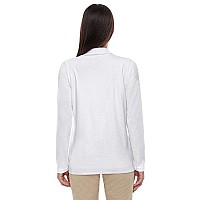 Ladies Perfect FitShawl collar cardigan - WHITE - XS(D0102H76ZI2)