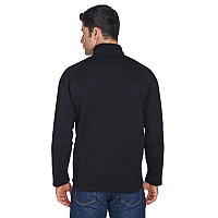 Adult Bristol Sweater Fleece Quarter-Zip - NAVY - S(D0102H76402)