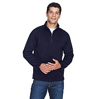 Adult Bristol Sweater Fleece Quarter-Zip - NAVY - S(D0102H7NJ66)