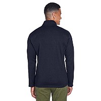 Mens Bristol Full-Zip Sweater Fleece Jacket - gREY HEATHER - S(D0102H7NVB8)