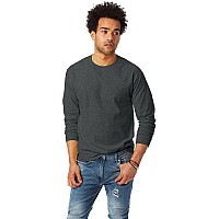 Unisex 61 oz Tagless Long-Sleeve T-Shirt - ASH - S(D0102H7MX02)